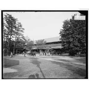   to grand stand,race track,Saratoga Springs,N.Y.