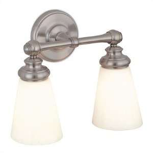  Saranac Dual Vanity Light in Satin Nickel