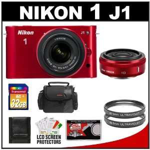  Nikon 1 J1 10.1 MP Digital Camera Body with 10mm f/2.8 