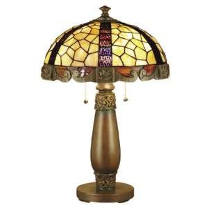    Dale Tiffany Golden Sand Tiffany Table Lamp: Home Improvement