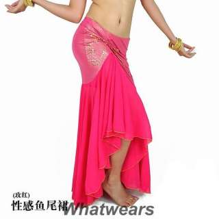 Belly Dance Sexy Dancing Costume Fishtail Skirt S04  