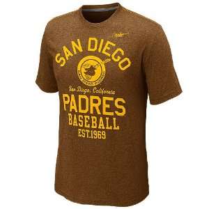  San Diego Padres Cooperstown Vintage T Shirt by Nike 