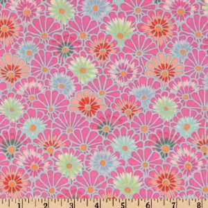 44 Wide Kaffe Fassett Daisy Pink Fabric By The Yard: kaffe_fassett 