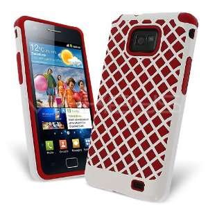  Celicious Red Honeycomb Combo Case for Samsung Galaxy S2 