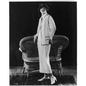    c1924 Women: White flannel suit from Davidow Sons: Home & Kitchen