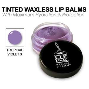  LIP INK® Tinted Waxless Lip Balm TROPICAL VIOLET 3 NEW 
