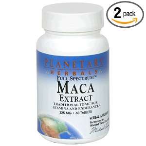   Full Spectrum Maca Extract, 325 mg, Tablets , 60 tablets (Pack of 2