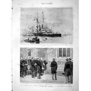  1893 SALVING SHIP HOWE CHATHAM PRINCE WALES AVONDALE