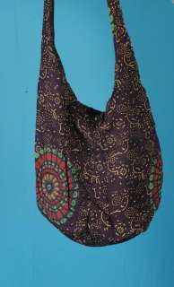 Printed Rayon Boho Gypsy Indian Shoulder Big Jhola Long handmade Bag 