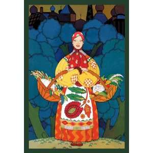  Russi Stage Setting No TITLE 12x18 Giclee on canvas