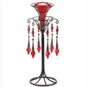  Red Victorian Candleholder