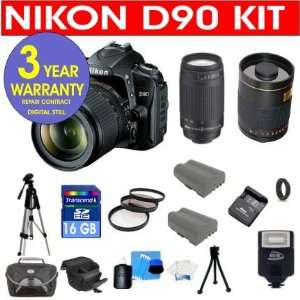  Nikon D90 12.3 MP Digital SLR Camera with Accessory Kit 