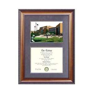  Saginaw Valley State University Suede Mat Diploma Frame 