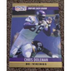   Chris Doleman # 18 NFL Football Sack Leader Card: Sports & Outdoors