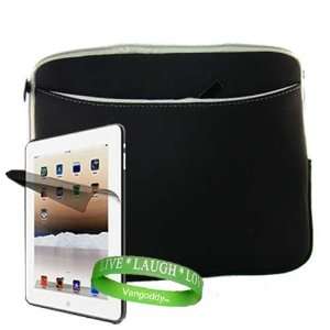  Apple Ipad Accessories Kit ** BLACK ** Form Fitted Scratch Defense 