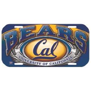   NCAA California Bears High Definition License Plate: Sports & Outdoors