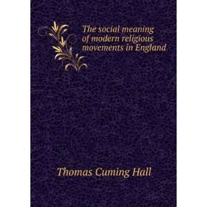  The social meaning of modern religious movements in 