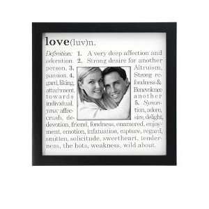  Love Definition Mat Frame   Black (3x3): Home & Kitchen