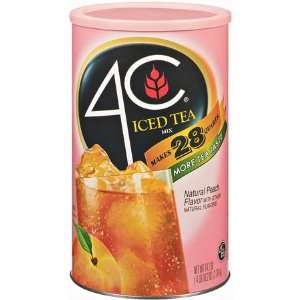 4C Iced Tea Mix   Peach   28qt. Grocery & Gourmet Food