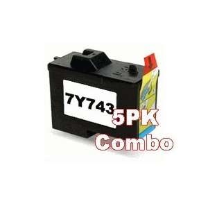   Dell 7Y743 (X0502) Black Inkjet Print Cartridges