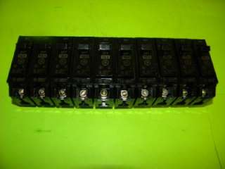 Lot of 10 GE THQL115 Circuit Breakers 15 amp 1 Pole  