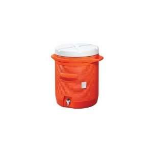  Rubbermaid 10 Gallon Orange Beverage Cooler 1610: Sports 