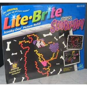  Scooby Doo Lite Brite Picture Refill Set Toys & Games