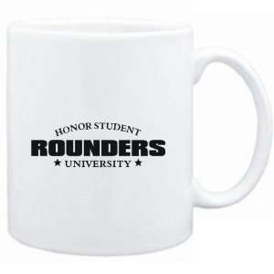  Mug White  Honor Student Rounders University  Sports 