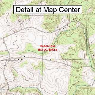  USGS Topographic Quadrangle Map   Belton East, South 