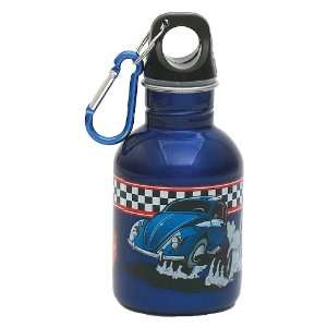   Steel Water Bottle Blue Cars, 10 oz bottle