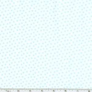  45 Wide Ethan Michael Dots Blue/White Fabric By The Yard 