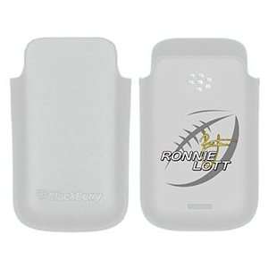  Ronnie Lott Football on BlackBerry Leather Pocket Case 