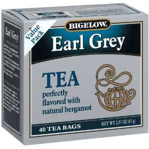 Bigelow Earl Grey Tea Bags, 40 ct, 2 pk Grocery & Gourmet Food
