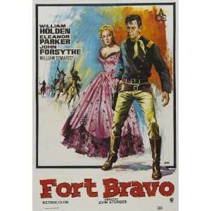  Escape from Fort Bravo Poster D 27x40 William Holden 
