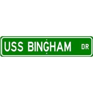  USS BINGHAM LPA 225 Street Sign   Navy Ship Gift Sailor 