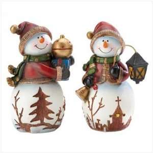  Christmas Snowmen Figurines