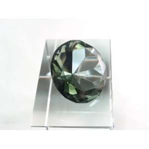  40mm Malachite Crystal Diamond Jewel Paperweight