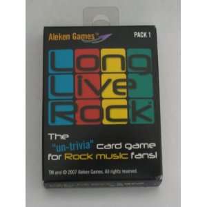 Long Live Rock Game   Pocket Pack 1: Toys & Games