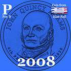 2007 P John Adams Presidential Dollar Philadelphia Mint Roll  