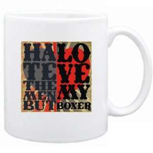   New  Hate The Men , But  Love My Boxer  Mug Dog