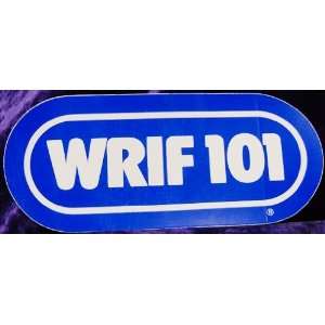 WRIF Detroit Radio, Bumper Sticker Blue