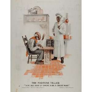   Rastus Fortune Teller E. Brewer   Original Print Ad