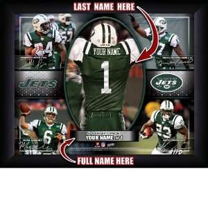  Personalized New York Jets Action Collage Print Sports 