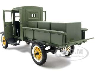   32 scale diecast car model of 1923 ford model tt military green by