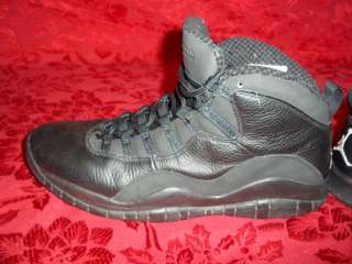 AUTHENTIC Nike Air Michael Jordan Retro 10 X (2005) Black / White 