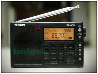 TECSUN PL 450 Digital FM AM SHORTWAVE Radio PL450 black  