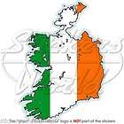 IRELAND Irish Map Flag EIRE Vinyl Bumper Sticker, Decal