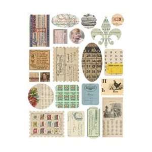 44 02340 Melissa Frances VINTAGE POSEY Scrapbooking Paper Ella Detail