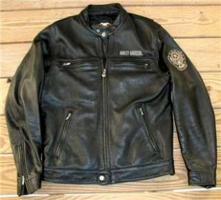 Harley Davidson Leather Jacket New Orleans 97081 03VM Large  
