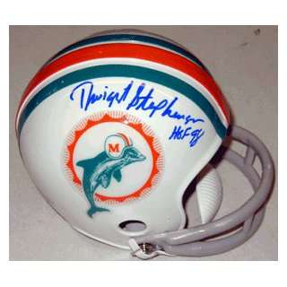  Dwight Stephenson Miami Dolphins Mini Helmet HOF98 Sports 